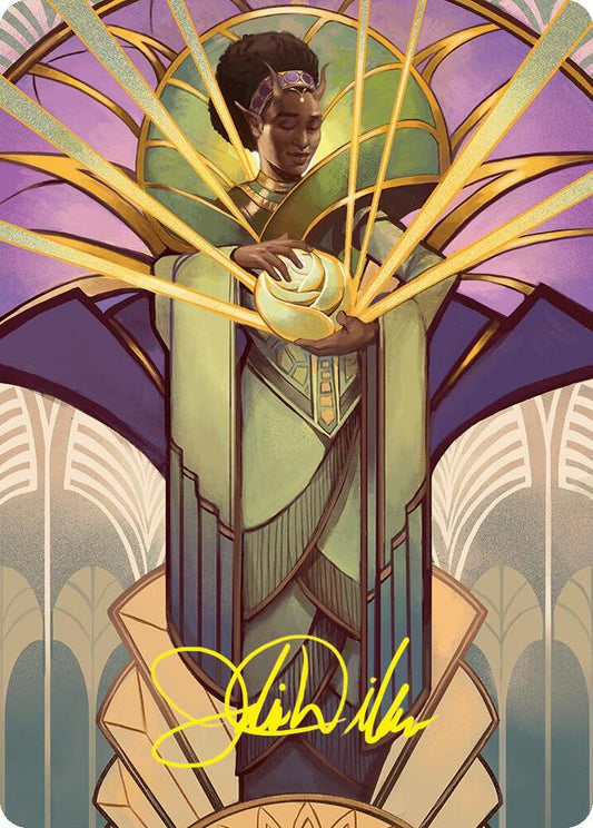 Bloom Tender Art Card (54/54) (Gold-Stamped Signature) [Art Series: Foundations] 54