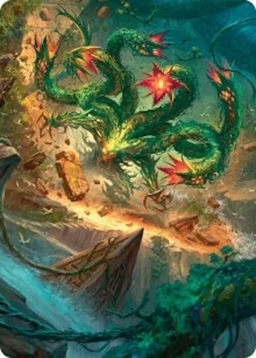 Mossborn Hydra Art Card (42/54) [Art Series: Foundations] 42