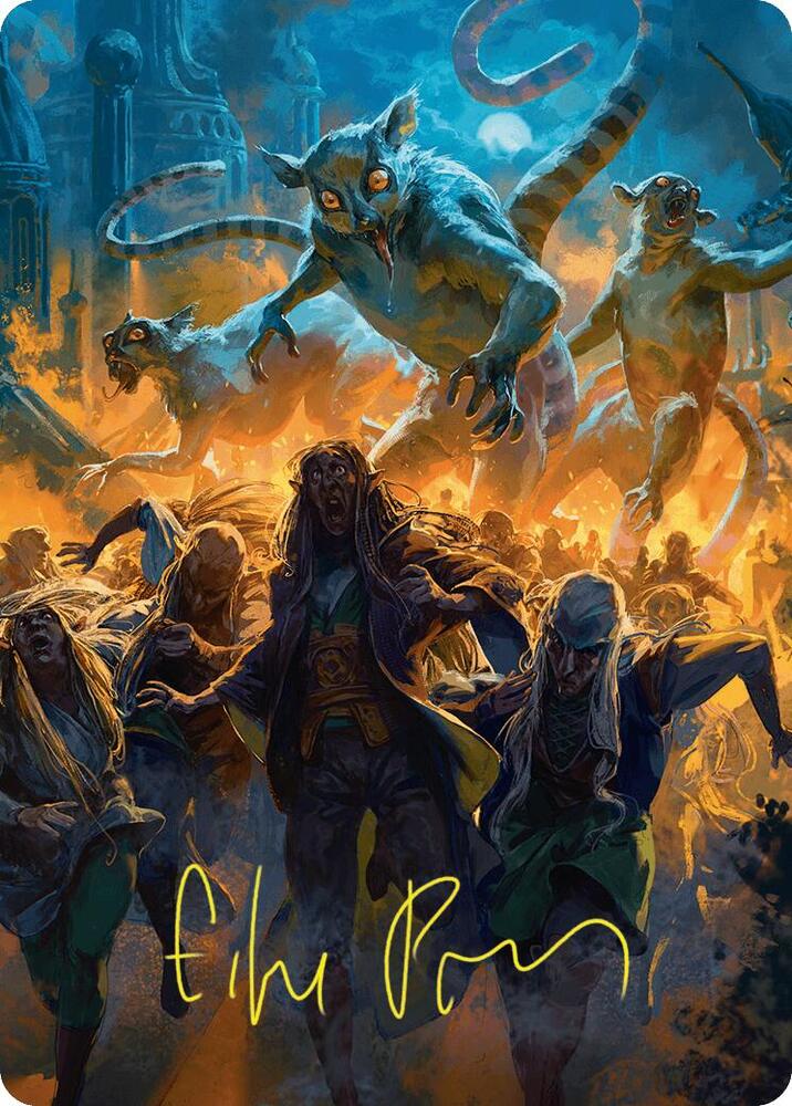 Preposterous Proportions Art Card (43/54) (Gold-Stamped Signature) [Art Series: Foundations] 43