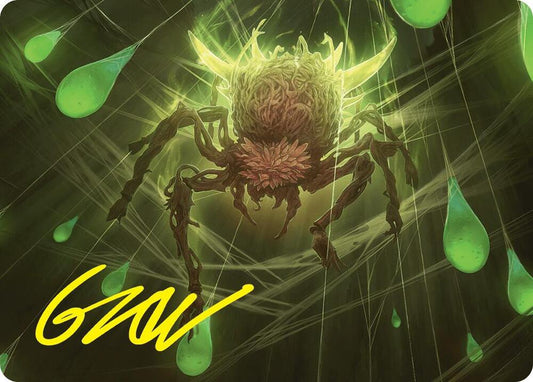 Spinner of Souls Art Card (13/54) (Gold-Stamped Signature) [Art Series: Foundations] 13