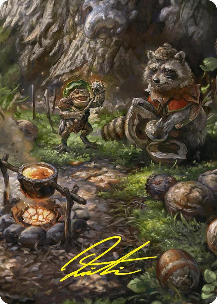 Sylvan Scavenging Art Card (46/54) (Gold-Stamped Signature) [Art Series: Foundations] 46