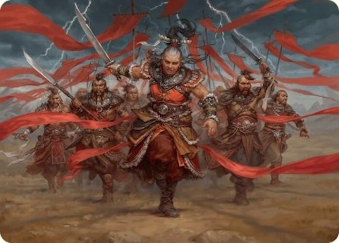 Alesha, Who Laughs at Fate Art Card (14/54) [Art Series: Foundations] 14