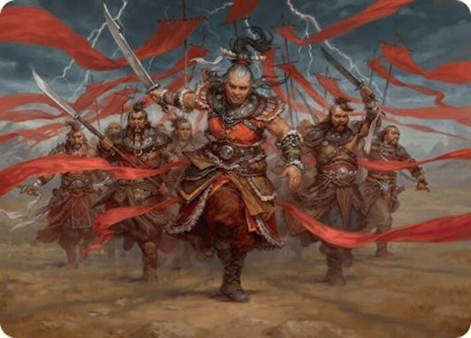 Alesha, Who Laughs at Fate Art Card (14/54) [Art Series: Foundations] 14