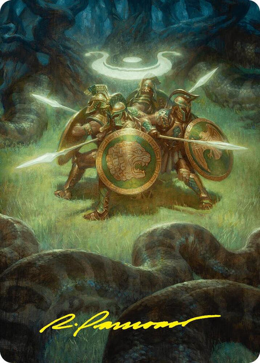 Anthem of Champions Art Card (47/54) (Gold-Stamped Signature) [Art Series: Foundations] 47