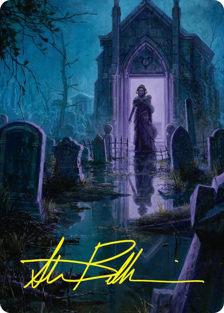 Swamp Art Card (23/54) (Gold-Stamped Signature) [Art Series: Foundations] 23