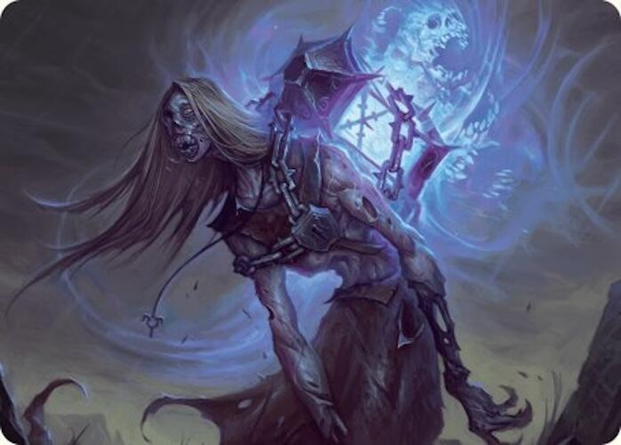 Soul-Shackled Zombie Art Card (9/54) [Art Series: Foundations] 9
