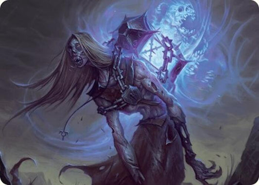 Soul-Shackled Zombie Art Card (9/54) [Art Series: Foundations] 9