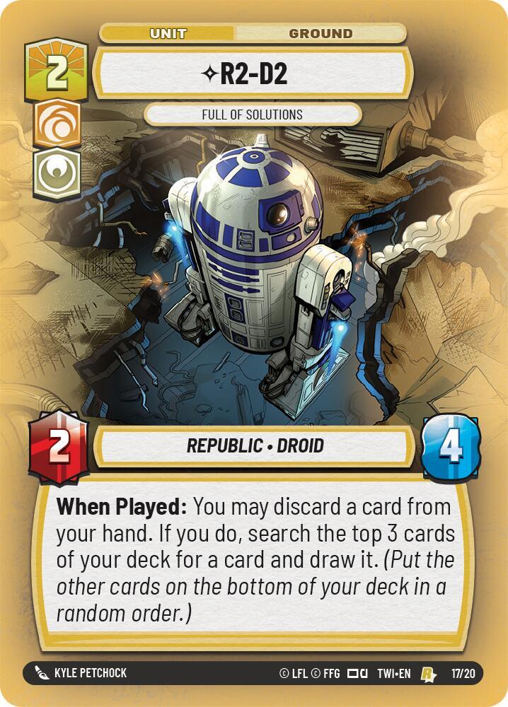 R2-D2 - Full of Solutions [Twilight of the Republic: Weekly Play Promos] 17/20