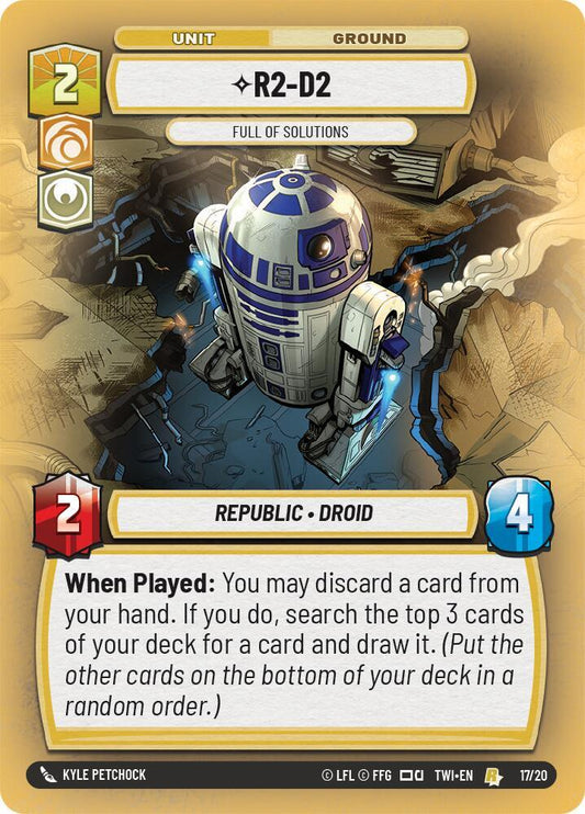 R2-D2 - Full of Solutions [Twilight of the Republic: Weekly Play Promos] 17/20