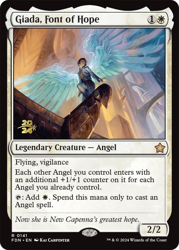 Giada, Font of Hope (FDN) [Prerelease Cards] 141