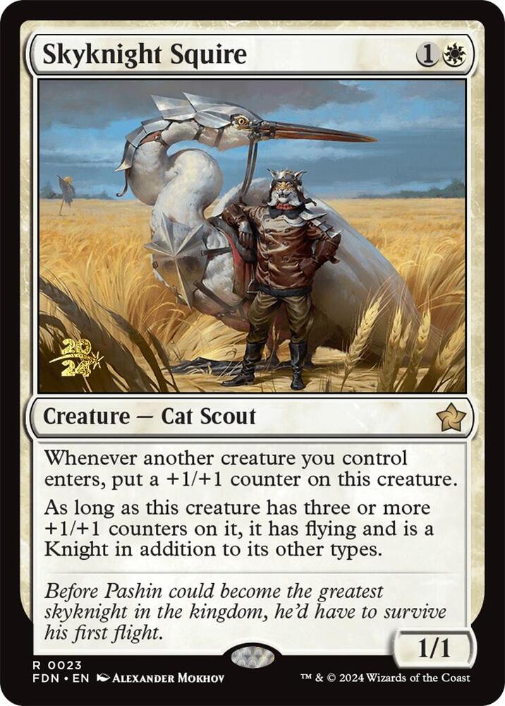 Skyknight Squire [Prerelease Cards] 23