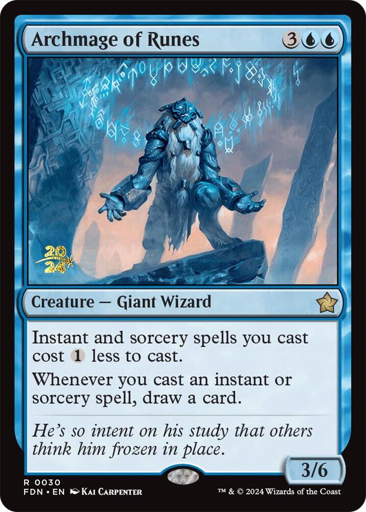 Archmage of Runes [Prerelease Cards] 30