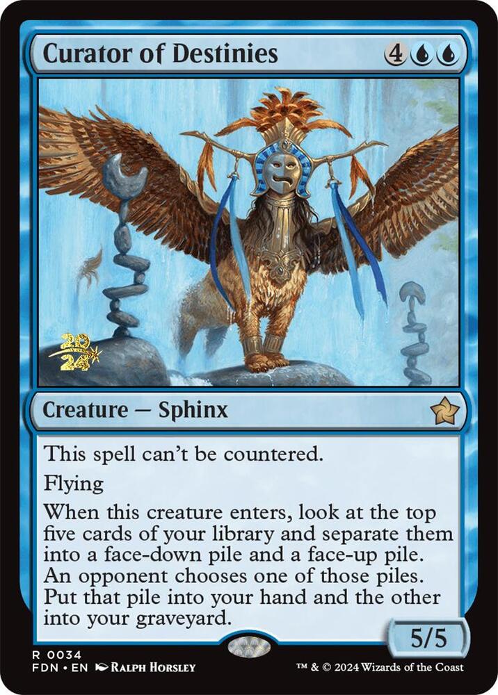 Curator of Destinies [Prerelease Cards] 34