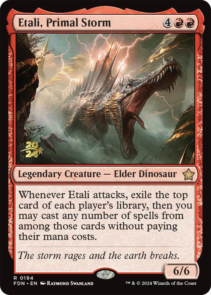 Etali, Primal Storm (FDN) [Prerelease Cards] 194