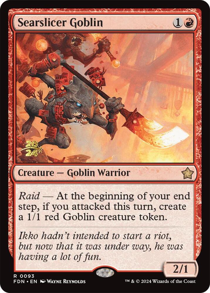 Searslicer Goblin [Prerelease Cards] 93