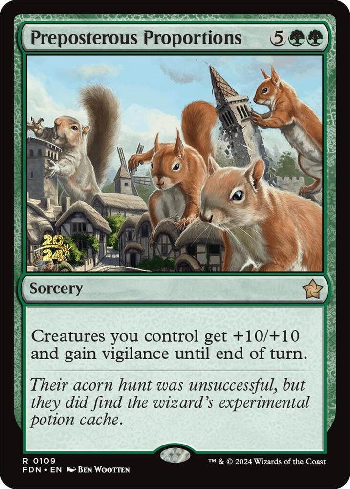 Preposterous Proportions [Prerelease Cards] 109