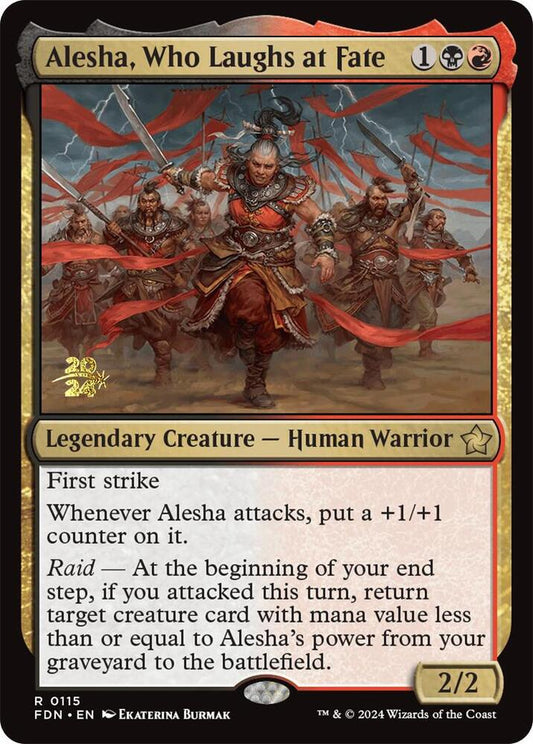 Alesha, Who Laughs at Fate [Prerelease Cards] 115