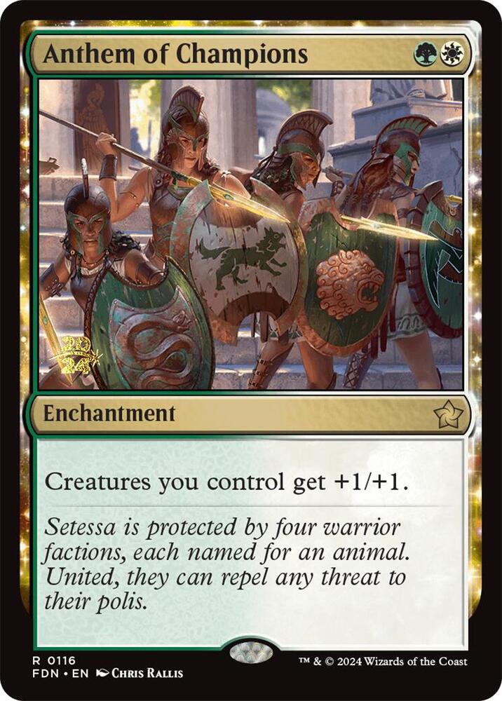 Anthem of Champions [Prerelease Cards] 116