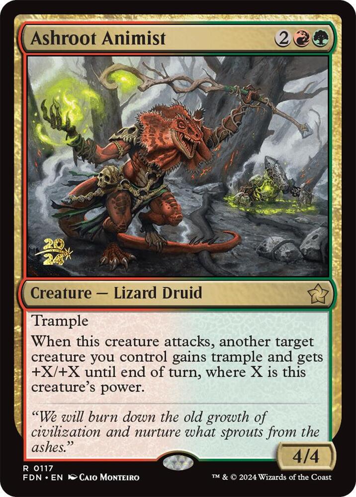 Ashroot Animist [Prerelease Cards] 117
