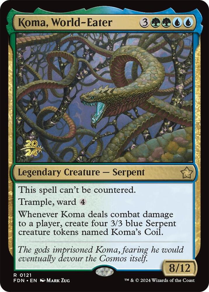 Koma, World-Eater [Prerelease Cards] 121