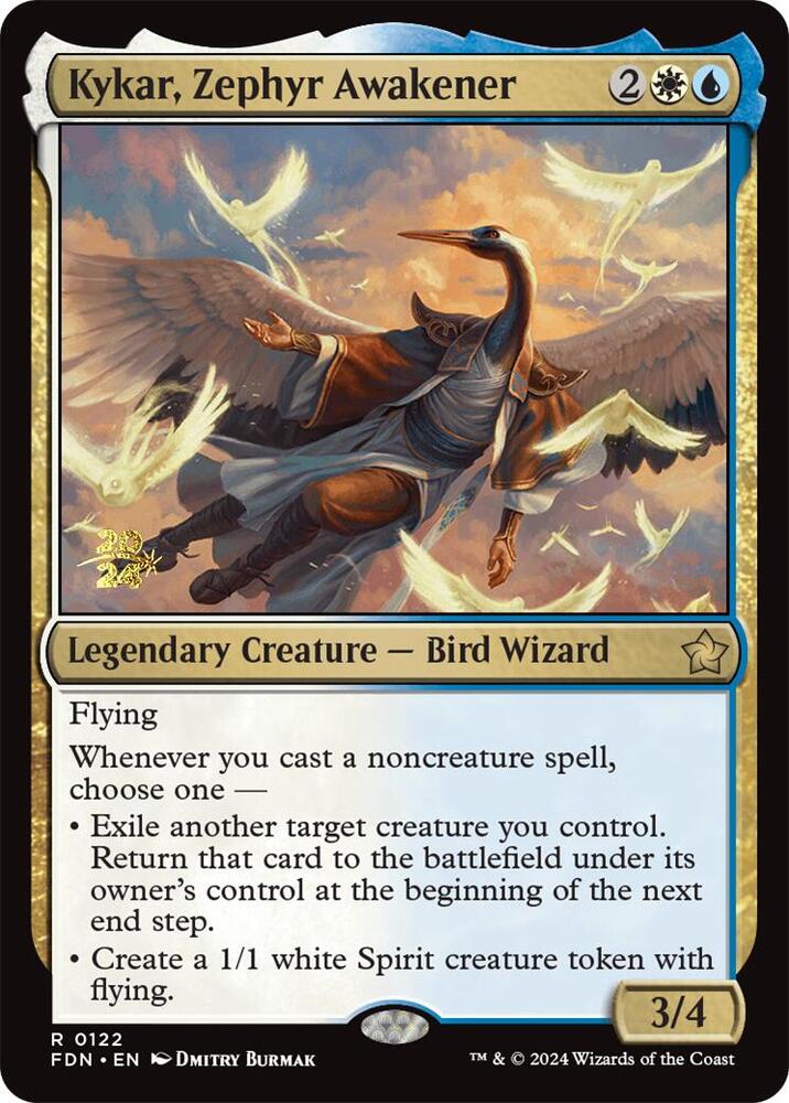 Kykar, Zephyr Awakener [Prerelease Cards] 122
