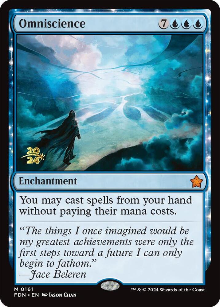 Omniscience (FDN) [Prerelease Cards] 161