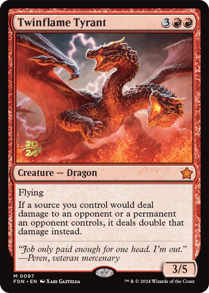Twinflame Tyrant [Prerelease Cards] 97