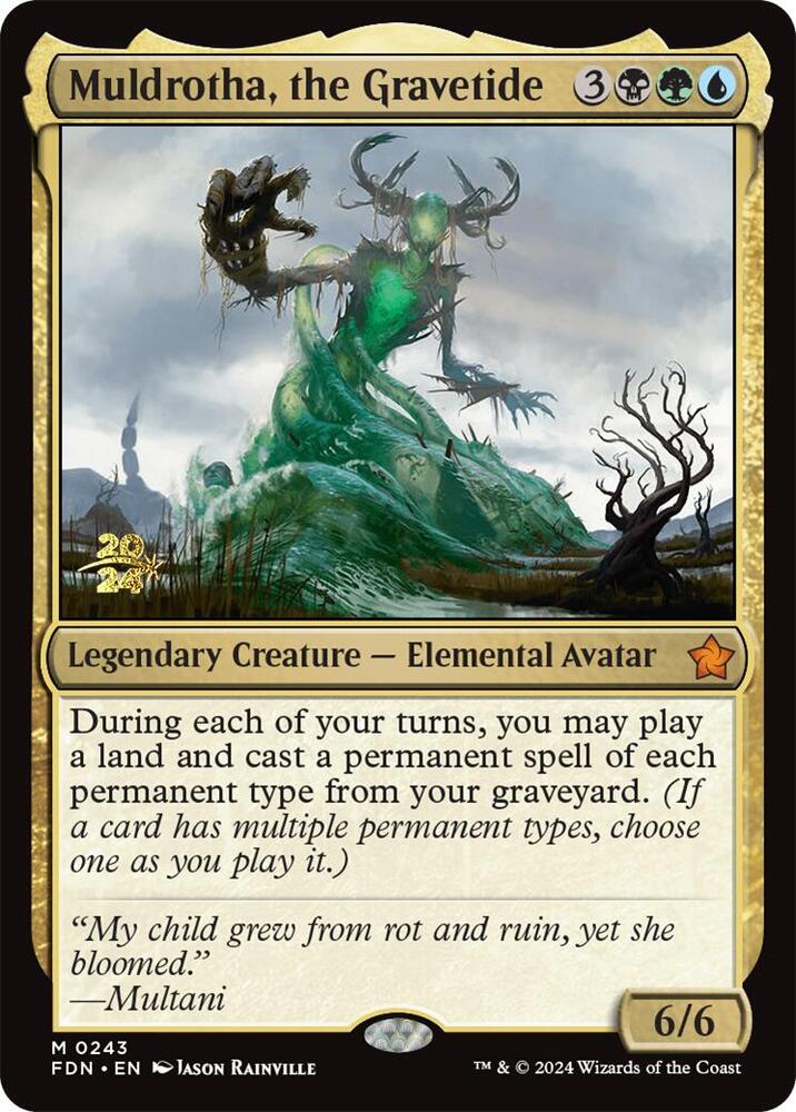 Muldrotha, the Gravetide (FDN) [Prerelease Cards] 243