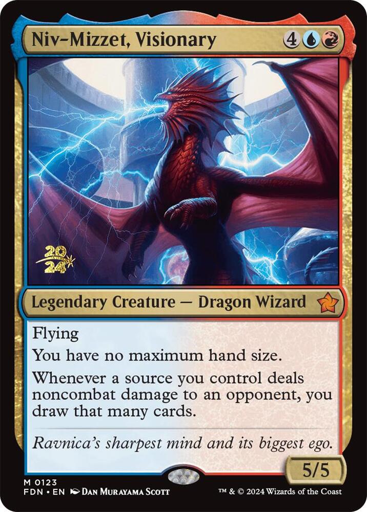 Niv-Mizzet, Visionary [Prerelease Cards] 123