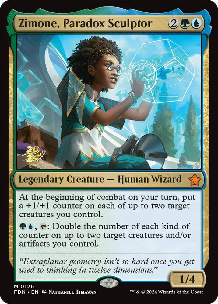Zimone, Paradox Sculptor [Prerelease Cards] 126