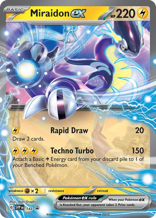 Miraidon ex - 143 [SV: Scarlet & Violet Promo Cards] 143
