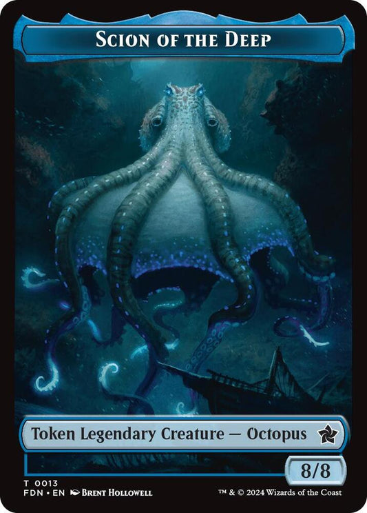 Scion of the Deep // Koma's Coil Doubled-Sided Token [Foundations] 13 // 11