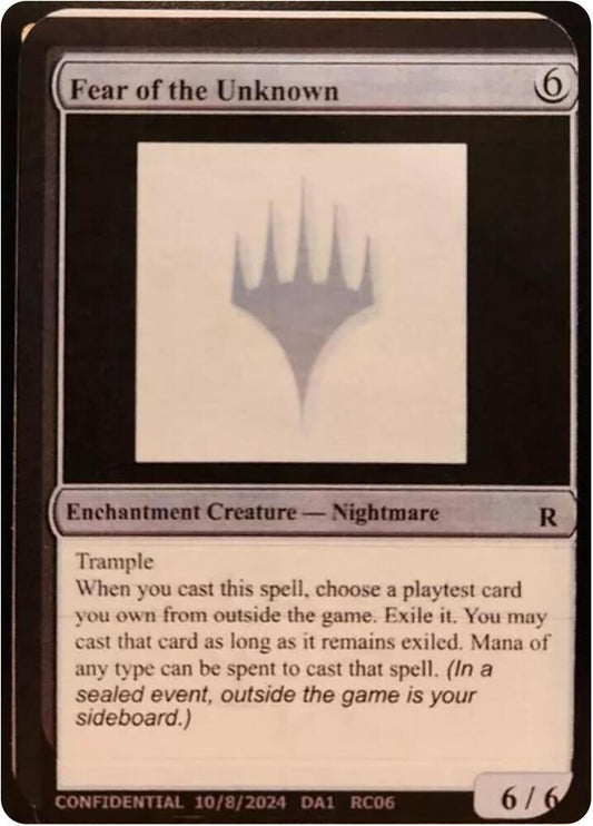Fear of the Unknown [Un-Known Event Playtest Cards]