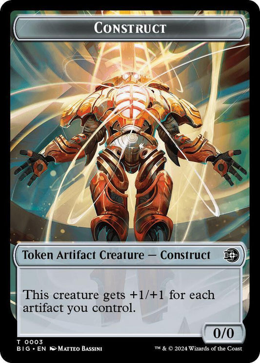 Construct Token // Plot Token Double-Sided Token [Outlaws of Thunder Junction: The Big Score] 3 // 20