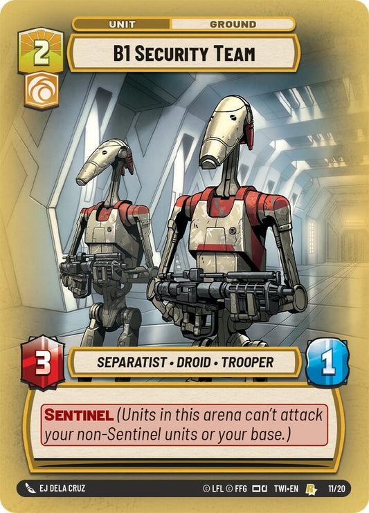 B1 Security Team [Twilight of the Republic: Weekly Play Promos] 11/20