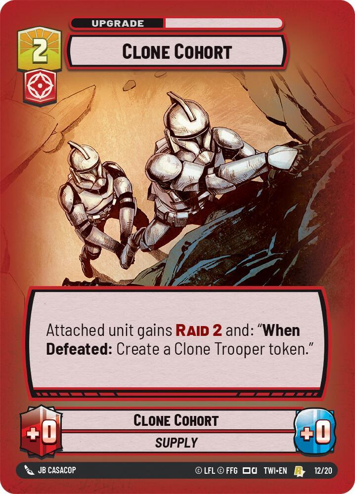 Clone Cohort [Twilight of the Republic: Weekly Play Promos] 12/20