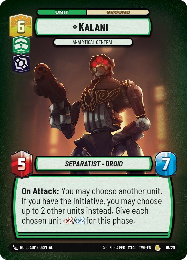 Kalani - Analytical General [Twilight of the Republic: Weekly Play Promos] 16/20