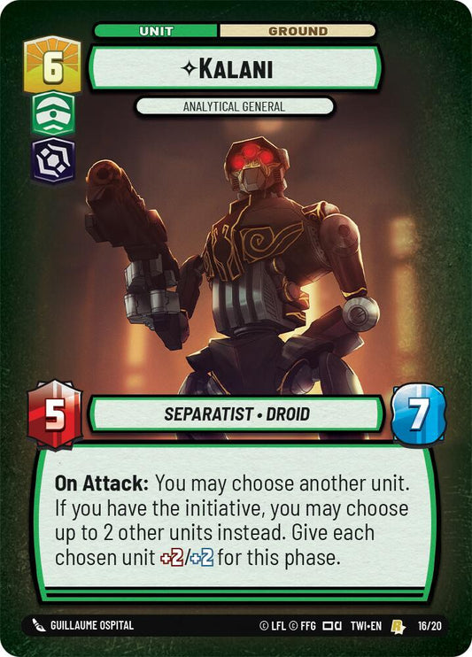 Kalani - Analytical General [Twilight of the Republic: Weekly Play Promos] 16/20