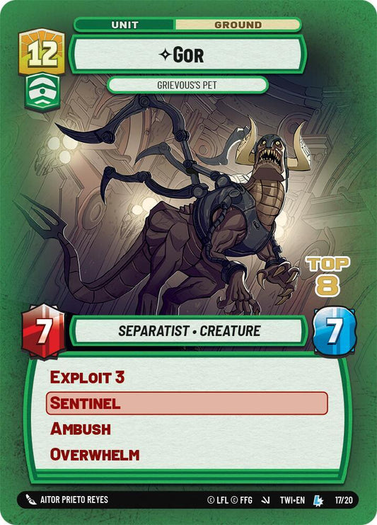 Gor - Grievous's Pet (Top 8) [Organized Play Promos] 17/20