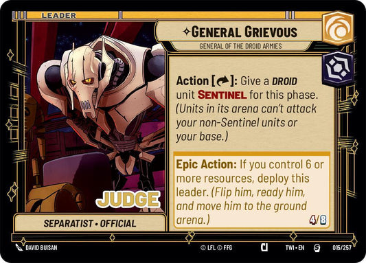 General Grievous - General of the Droid Armies [Judge Promos] 015/257