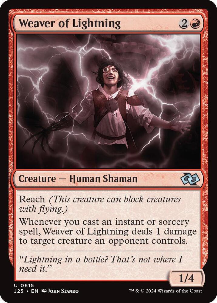 Weaver of Lightning [Foundations Jumpstart] 615