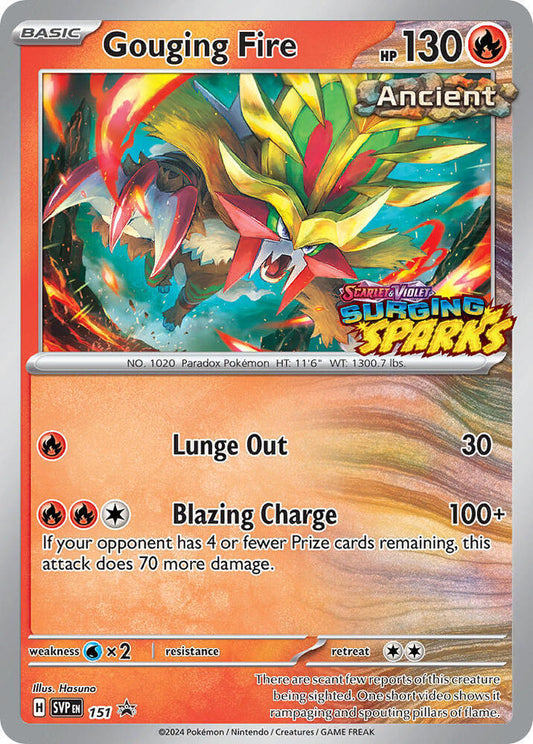 Gouging Fire - 151 [SV: Scarlet & Violet Promo Cards] 151