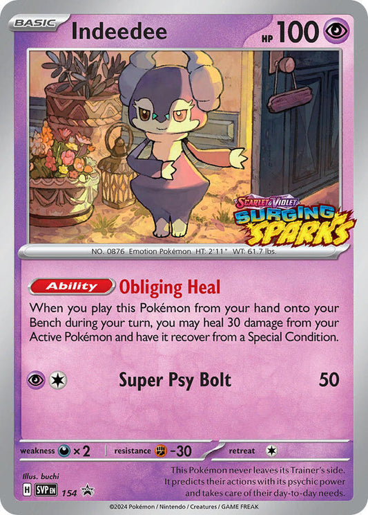 Indeedee - 154 [SV: Scarlet & Violet Promo Cards] 154