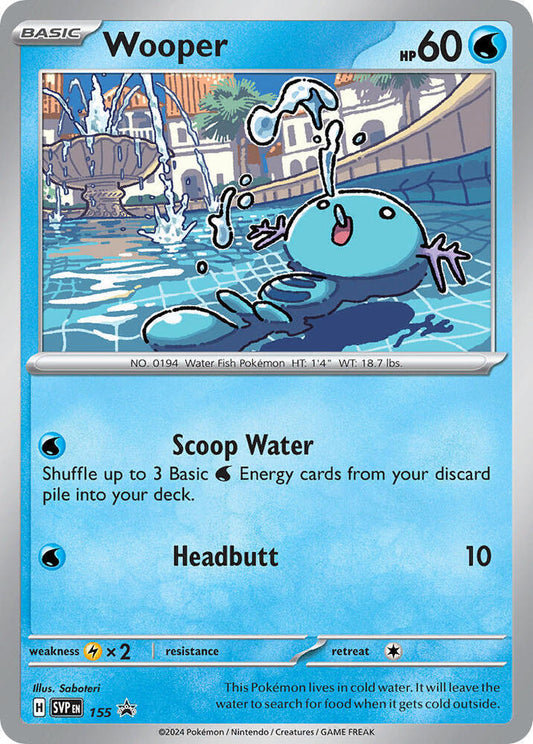Wooper - 155 [SV: Scarlet & Violet Promo Cards] 155