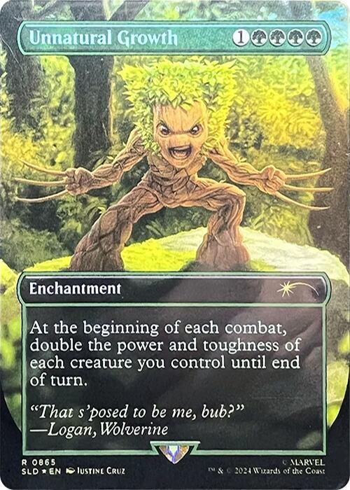 Unnatural Growth (Rainbow Foil) [Secret Lair Drop Series] 865