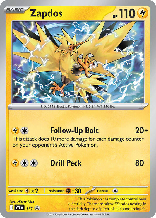 Zapdos - 157 [SV: Scarlet & Violet Promo Cards] 157
