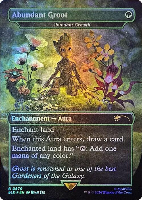 Abundant Groot - Abundant Growth (Rainbow Foil) [Secret Lair Drop Series] 870
