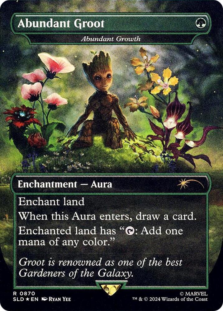 Abundant Groot - Abundant Growth (Rainbow Foil) [Secret Lair Drop Series] 870