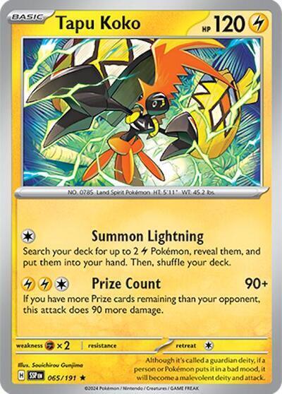 Tapu Koko [Deck Exclusives] 065/191
