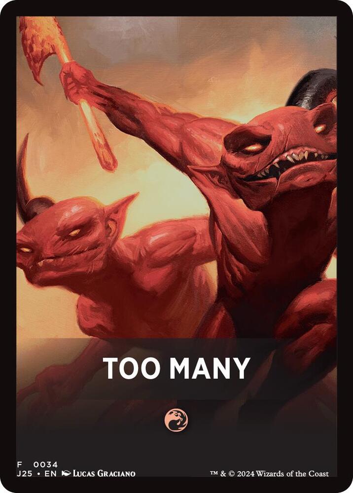 Too Many Theme Card [Foundations Jumpstart] 34